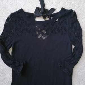 LC Lauren Conrad black sweater dress